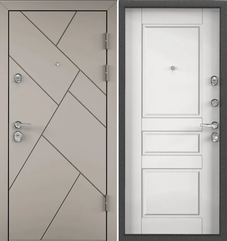 Фото Дверь Цербер 3К Лучи Латте Сменная панель DIS006434